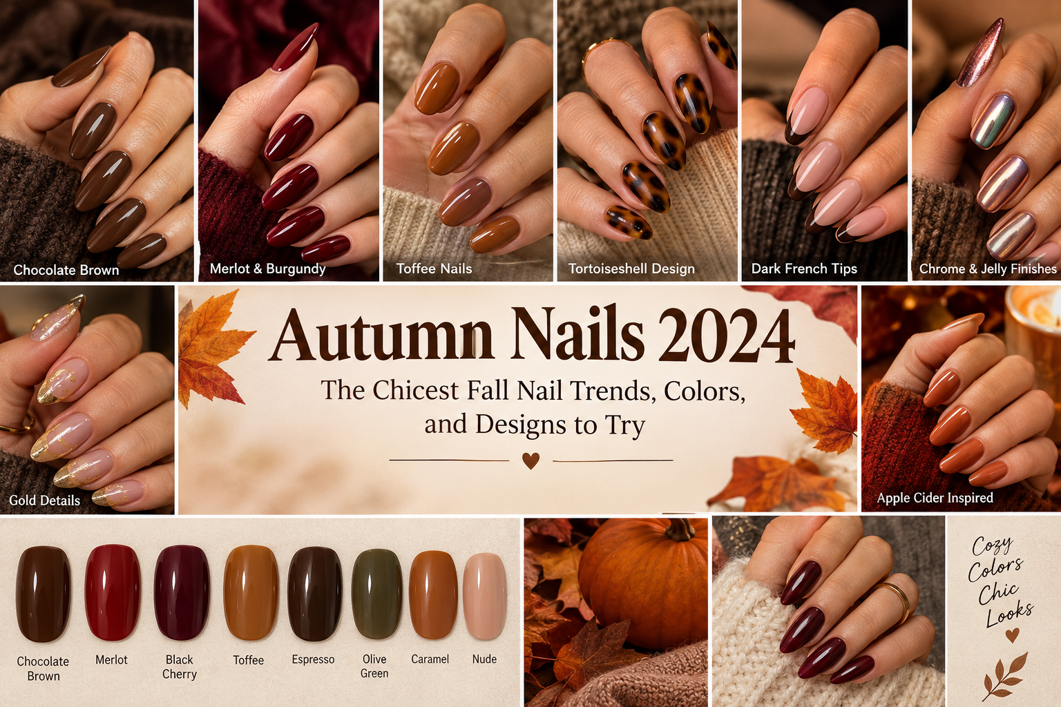autumn nails 2024
